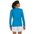 thumbnail image 3 of G424L Gildan Ladies Performance Long-Sleeve T-Shirt Sapphire XS, 3 of 6
