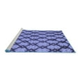 thumbnail image 2 of Ahgly Company Machine Washable Indoor Rectangle Abstract Blue Modern Area Rugs, 6' x 9', 2 of 4