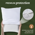 thumbnail image 4 of Protector de almohada Beckham Hotel Collection, tamaño king, paquete de 2, 4 of 9