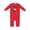 Red, variant on My Great Grandma Loves Me with Sloth and Hearts Baby Romper Coveralls