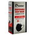 thumbnail image 5 of Premier Paint Roller Dust Face Mask 4-Layer Carbon Filter (Black) (25 Pack), 5 of 5