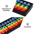 thumbnail image 2 of ColoMX Ábaco de madera con cuentas, marco para contar, ábaco aritmético, Soroban, juguetes de matemáticas para niños, tablero de matemáticas para niños pequeños., 2 of 8