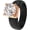 Black and Rose Gold, variant on Silicone Ring – 7mm Round Solitaire CZ | Patented Design - GlowStone Collection by Rinfit