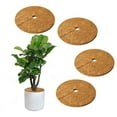 thumbnail image 1 of 4 Uds. Estera protectora de anillo de mantillo de árbol de fibras de coco de 17,5 pulgadas de diámetro, esteras de protección de árbol de coco Natural de 17,5 pulgadas, planta de disco de ár, 1 of 5
