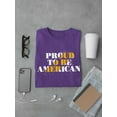 thumbnail image 3 of Proud To Be American Gold T-Shirt Men -Image by Shutterstock, Male XX-Large, 3 of 4