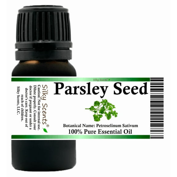 Parsley Seed Essential Oil 5 ml (1/6 fl oz) - 100% Pure and Natural by Silky Scents