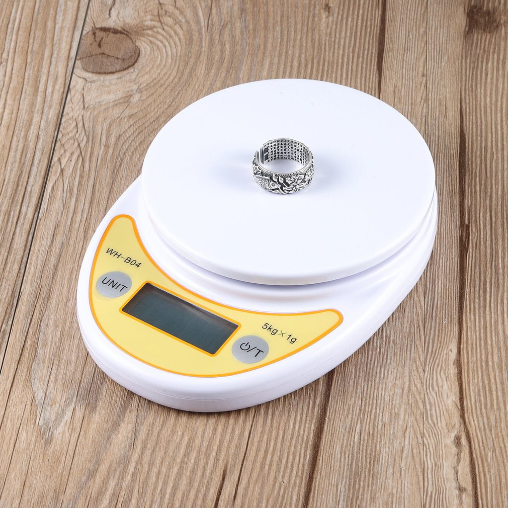 WH-B04 5kg/1g LCD Digital Electronic Kitchen Scale for Food Balance WeighYQ 