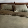 thumbnail image 3 of French Linen and Cotton Duvet Cover & Sham Set - King/Cal King - Moss | BOKSER HOME, 3 of 5