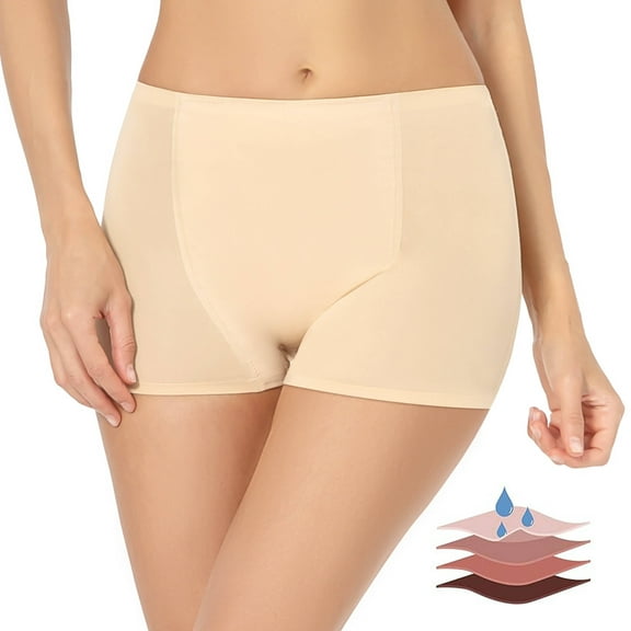 Yilanmy Period Underwear For Women Overnight Period Panties Postpartum Leakproof Shorts