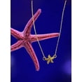 thumbnail image 3 of Dainty Gold Starfish Necklace: Escape to Paradise (Gift Box Included), 3 of 3