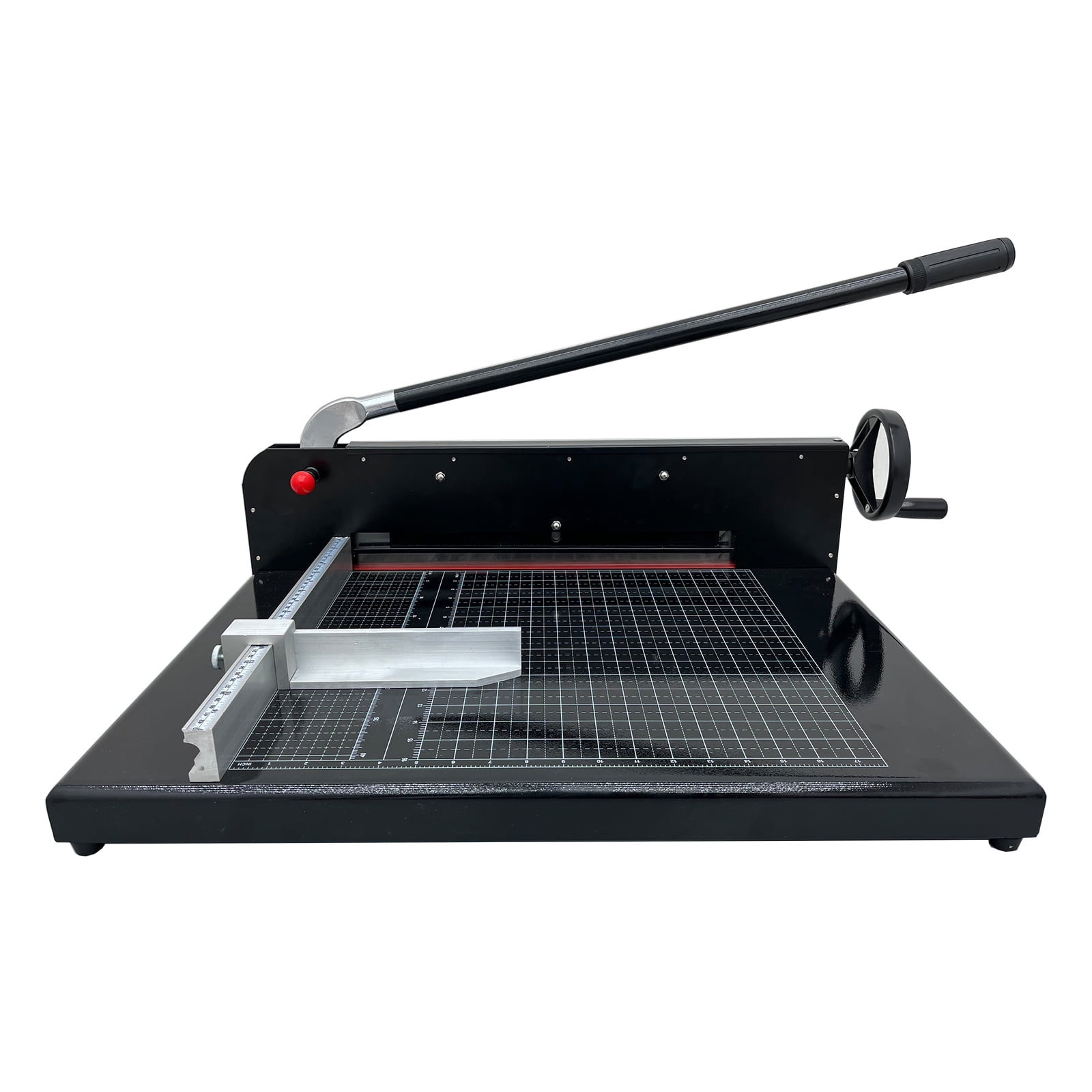 INTBUYING Manual Paper Cutter/Trimmer Heavy Duty Guillotine Black