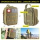 thumbnail image 2 of Kit de supervivencia, 160 piezas de suministros de emergencia, accesorios para acampar con bolsa Molle mejorada, regalos para hombres, aventuras al aire libre, camping, senderismo, caza (verde), 2 of 5