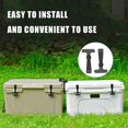 thumbnail image 4 of ERSHI-4 Pack Accessoires de Sac Isotherme Pièces Poignée en Caoutchouc Noir T-Latch Compatible avec Yeti Rtic, 4 of 4