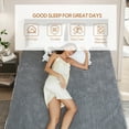 thumbnail image 5 of SUNNY HEAT Electric Heated Mattress Pad Twin Size with 4 Heating Levels, 10H Auto-off, Coral Fleece, Grey, 5 of 8