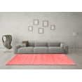 thumbnail image 3 of Ahgly Company Indoor Square Abstract Red Contemporary Area Rugs, 4' Square, 3 of 4