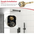 thumbnail image 4 of RP51919 6 Setting Diverter Cartridge for Delta Faucet Valve Body Integrated and Individual Diverter Trims R11000 and R22000, Faucet Replacement Part, Brass & No Leakage (RP51919), 4 of 5