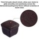 thumbnail image 4 of 24 Pcs Square Felt Chair Leg Caps, Non-Slip Floor Protectors for Furniture & Hardwood Floors, 4 of 5