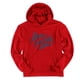 thumbnail image 2 of Aeropostale Puff Script NY Sudadera con capucha para mujer, rojo, pequeño Aeropostale Sudadera, 2 of 2