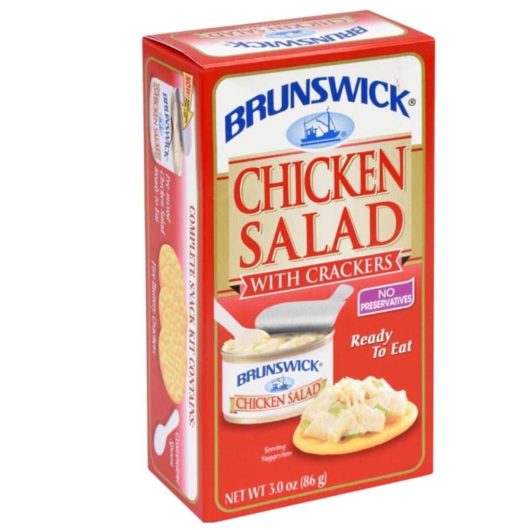 Canned Chicken with Crackers, 3oz./Box- Pack of 12