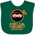 thumbnail image 3 of Inktastic Ninja Master Boys or Girls Baby Bib, 3 of 4