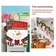thumbnail image 5 of Advancent Funda trasera de silla de tela de franela de muñeco de nieve de Papá Noel, fundas de asiento suaves y lisas para el hogar, decoración Kits de decoración para fiestas Muñeco de nieve Advancent HA009740-02B, 5 of 6