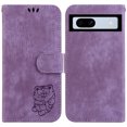 thumbnail image 2 of Compatible with Google Pixel 7A Embossed Cute Tiger Flip Folio Wallet Case Card Pocket Holder Cover, 2 of 5