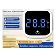 thumbnail image 4 of Termómetro Autoadhesivo para Acuario de 0 A 60 ℃, Minitermómetro Digital LCD para Pecera, Monitor de Pantalla de Temperatura para Terrario, 4 of 5
