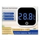 thumbnail image 4 of Termómetro Autoadhesivo para Acuario de 0 A 60 ℃, Minitermómetro Digital LCD para Pecera, Monitor de Pantalla de Temperatura para Terrario, 4 of 5