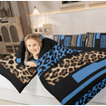 thumbnail image 5 of Feelyou Fashion Pink Abstract Bedding Comforter Set, Cheetah Leopard Print Twin Comforter Sets, Chic Polkadots Reversible Bedding Set, Breathable Home Decor, 2 Pieces, 5 of 8