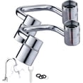 thumbnail image 1 of FlexiFlow 1080° Rotating Faucet Extender, Flexi Flow Faucet Extender, 1440°Rotatable Faucets Aerator Extension Rotatable Faucet Extension forBathroom Sink, with 2 Model (#2), 1 of 8