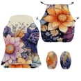 thumbnail image 2 of Jiueut Boho Mandala Print Gaming Chair Cover with Armrest Cover, Anti Slip Computer Chair Slipcovers Washable High Back Chairs Protection with Zipper, 2 of 7