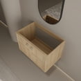 thumbnail image 4 of 30" Wall-Mounted Bathroom Vanity with 2 Soft-Closing Doors, Oak Plywood / Sturdy, Spacious Storage for Tidy Bathroom, 4 of 6