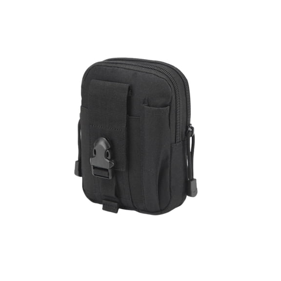 Tactical MOLLE Waist Pouch for Outdoor Sports and Hiking - Adjustable Phone Holder, Water-Resistant Durable Fabric, Compact Storage for Essentials