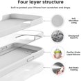 thumbnail image 2 of shiyou-Compatible with iPhone 16e Case, Liquid Silicone Upgrade [Camera Protection] [Soft Anti-Scratch Microfiber Lining] Shockproof Phone Case for iPhone 16e 6.1 inch - White, 2 of 4