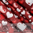 thumbnail image 3 of Red Valentines Day Round Tablecloth - Love Hearts Table Cloth 60 Inch Romantic Valentine Table Covers for Home Dining Room Party, 3 of 6