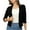 Black, variant on Women's Cropped Cardigan Lightweight 3/4 Sleeve Open Front Sweaters Comfy Casual Classic Cover Ups Fall Fashion Tops