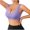 *Purple, variant on VBVC Women's Ribbed Seamless Sports Bra,Ladies V-Neck Wireless Yoga Gym Bra,Removable Pads Everyday Bralette For Women,Beige,S-2XL