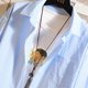 thumbnail image 4 of Camisa casual Pompotops manga larga con bolsillo a rayas de otoño para hombre, 4 of 4