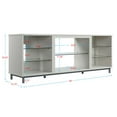 thumbnail image 2 of Brighton 60" TV Stand with Glass Shelves and Media Wire Management, 2 of 5
