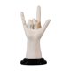 thumbnail image 2 of Creative Rock Gesture Estatua de resina Escultura de Músico Figuras coleccionables de gestos ano para mesitas de noche Bar Gabinete Blanco Sunnimix estatua escultura, 2 of 8