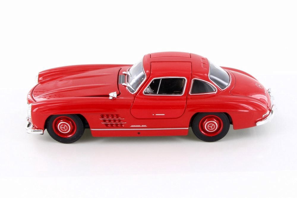 Mercedes-Benz 300SL, Red - Welly 24064/4D - 1/24 Scale Diecast Model Toy Car (Brand New but NO BOX)