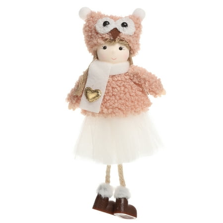 

1Pc Adorable Xmas Plush Doll Pendant Funny Christmas Tree Doll Hanging Decor