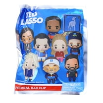 Ted Lasso Blind Bag 3D Foam Bag Clip | One Random