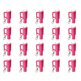 thumbnail image 1 of Llavero Mini Lindo para Accesorios La (rosa) Rojo, 1 of 4