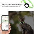 thumbnail image 5 of BEMS-1 pieza collar de huella Airtag verde collar para mascotas Airtag con, 5 of 5