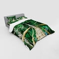 thumbnail image 3 of Ambesonne Tropical Bedding Set 3 Pcs, River Bridge of Forest, Twin, Beige and Green, 3 of 3