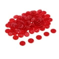 thumbnail image 4 of yuksok 100Pcs 2 Hole Flatback Resin Button Round Craft Buttons Closure Fastener DIY Red, 4 of 9