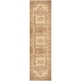 thumbnail image 2 of Nourison Vintage Washables 2'2" x 8' Gold Vintage Indoor Rug, 2 of 9