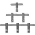 thumbnail image 1 of HORIALENCE 6 Pcs Clés de Tambour en Acier Inoxydable Régulateur de Tambour Argenté Outil Compatible avec Tambours Conventionnels, 1 of 6