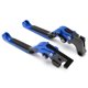 thumbnail image 5 of 2pcs Motorcycle Brake Clutch Levers Adjustable CNC Aluminium Alloy Replacement for YAMAHA XJ6 DIVERSION 2009?2015Blue, 5 of 5
